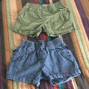 OshKosh Girls Shorts (2 pair)